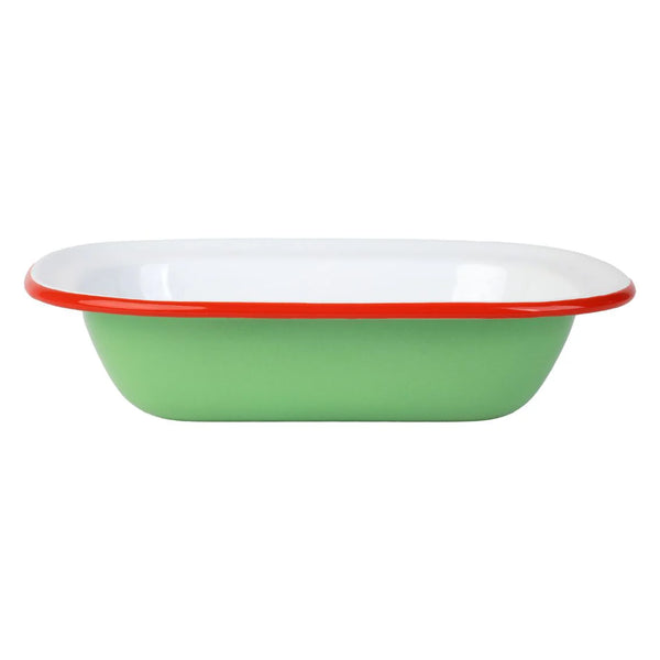 Tomato Green Oven Enamel Dish