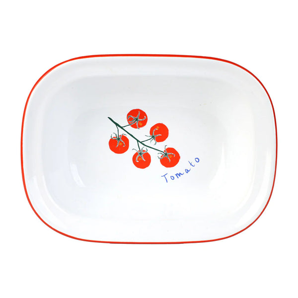 Tomato Green Oven Enamel Dish