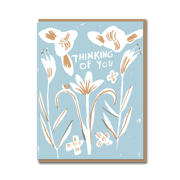 Thinking of You Lillies by Egg Press