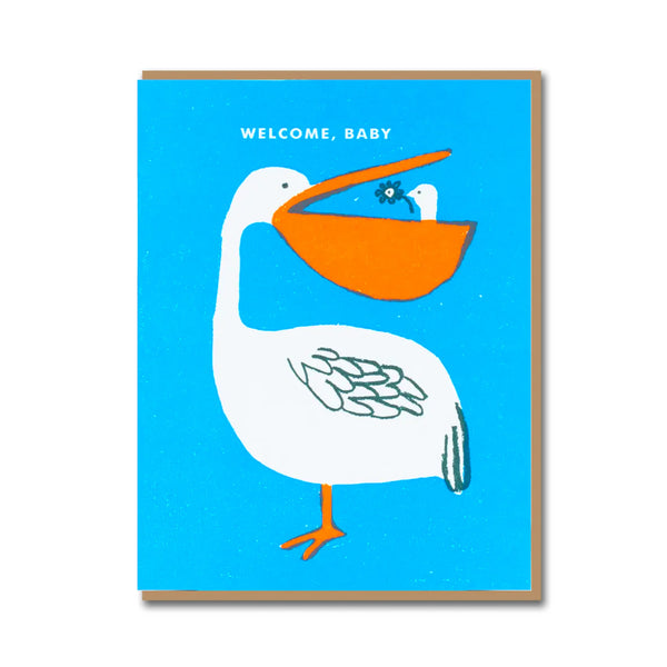 Welcome Baby Pelican by Egg Press