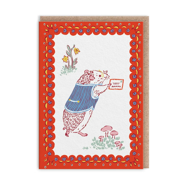 Hedgehog Mini Card