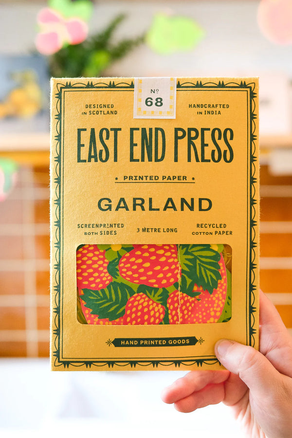 East End Press strawberries garland