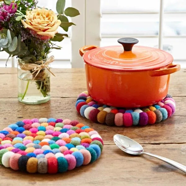 Felt Ball Trivet by Paper High