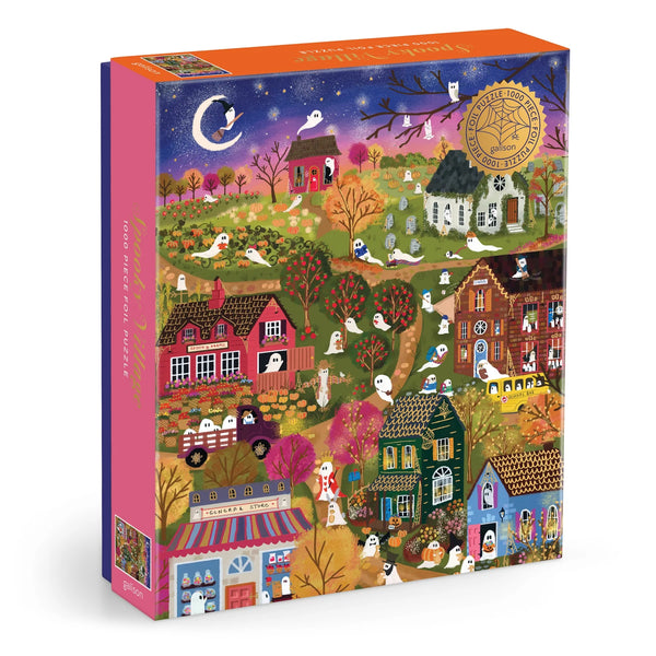 Spooky Village 1000 Piece Foil Puzzle