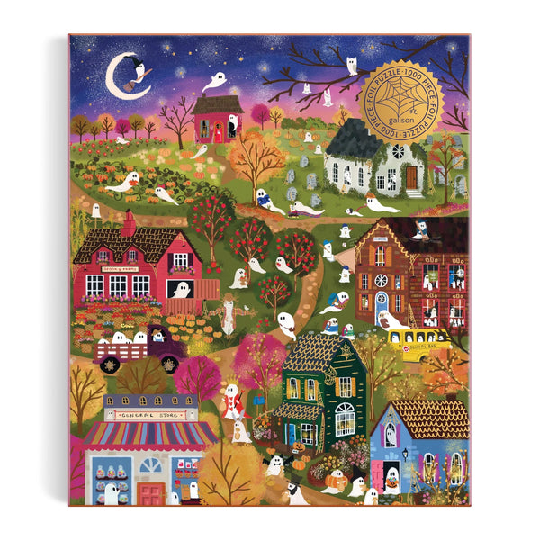Spooky Village 1000 Piece Foil Puzzle