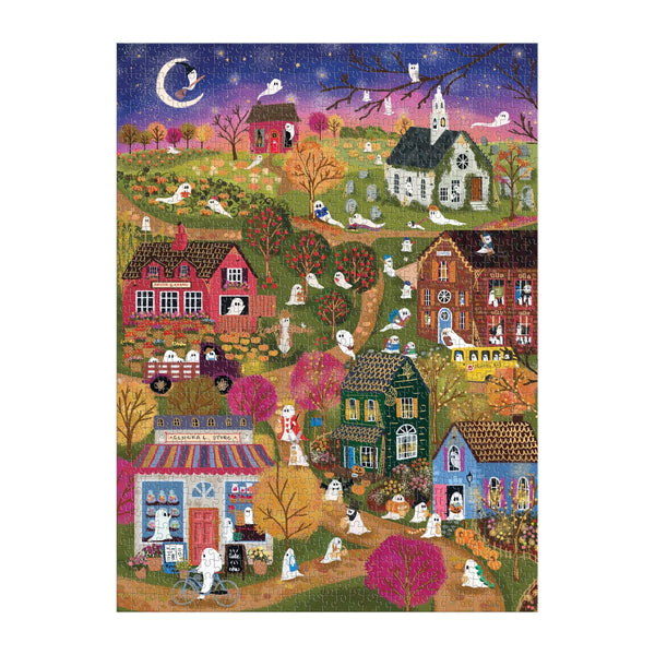 Spooky Village 1000 Piece Foil Puzzle