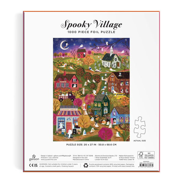 Spooky Village 1000 Piece Foil Puzzle