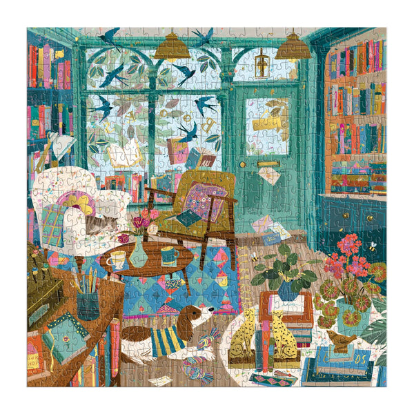 Bookshop Afternoon 500 Piece Jigsaw Puzzle