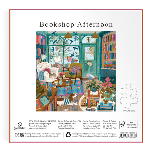 Bookshop Afternoon 500 Piece Jigsaw Puzzle