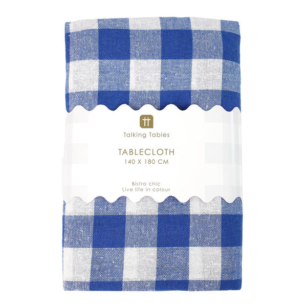 Fabric Gingham Tablecloth by Talking Tables