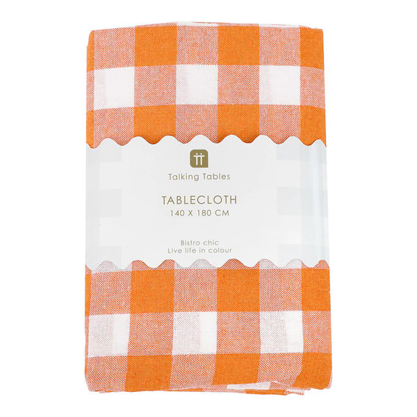 Fabric Gingham Tablecloth
