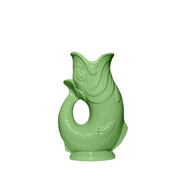 Apple Green Original Gluggle Jug Pitcher Vase by The Gluggle Jug Factory