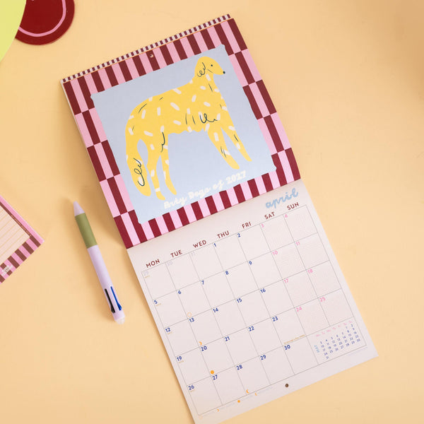 Arty Dogs Compact 2027 Calendar
