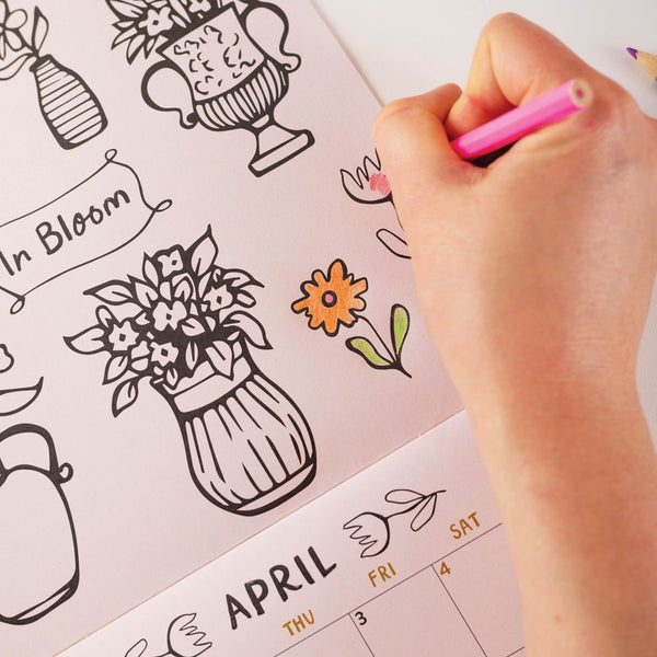 2026 Colouring In Calendar