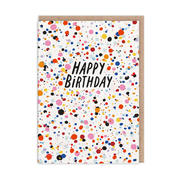 Splatter Happy Birthday by Ohh Deer