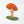 Orange Frilly Mushroom Stand Up Card by Hadley Paper Goods