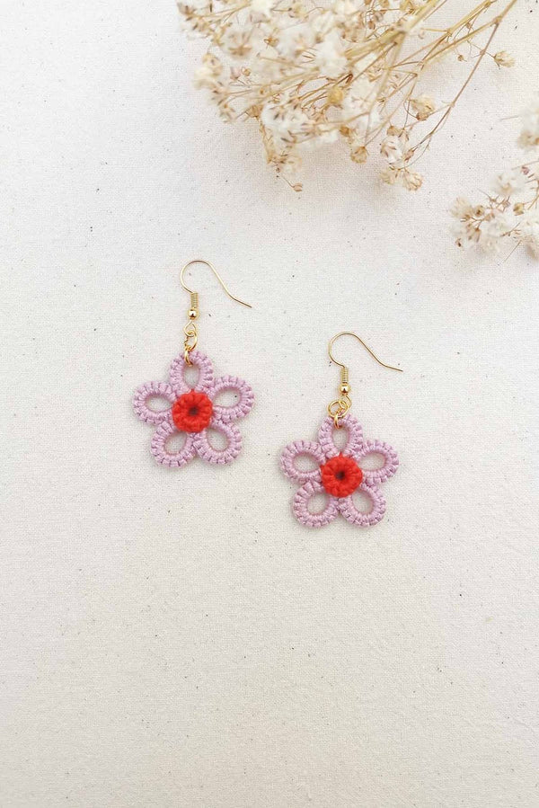 Cherry Blossom Dangle Earrings