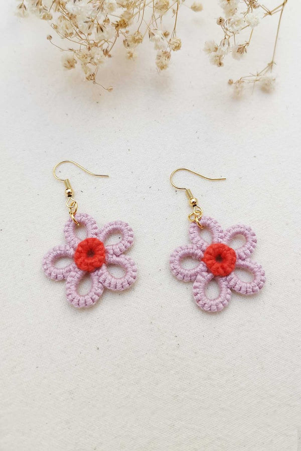 Cherry Blossom Dangle Earrings