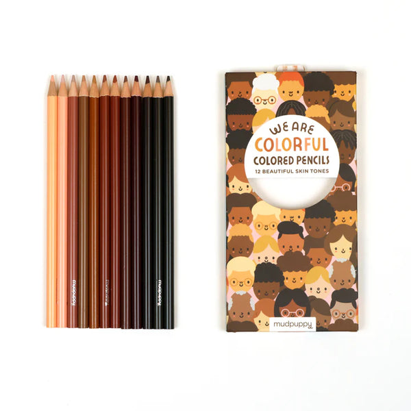 We Are Colourful Skin Tone Pencils