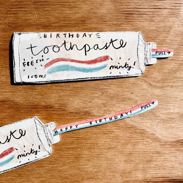 Toothpaste Pull-Out Card