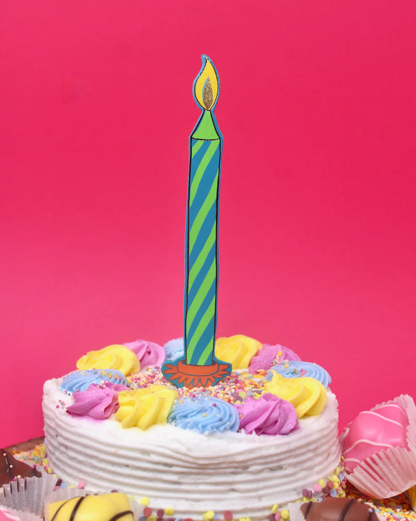 Birthday Candle Bookmark