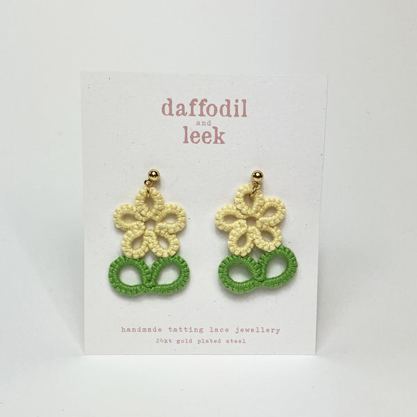 Daisy Leaf Earrings