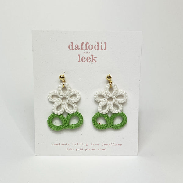 Daisy Leaf Earrings