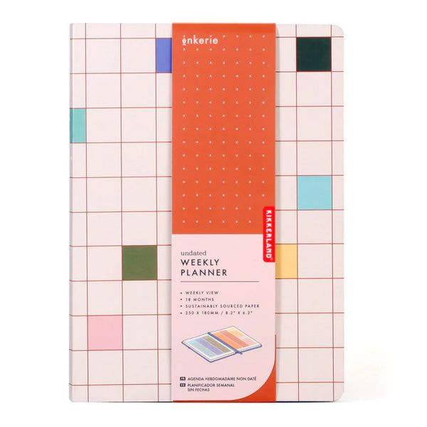 Undated Weekly Planner