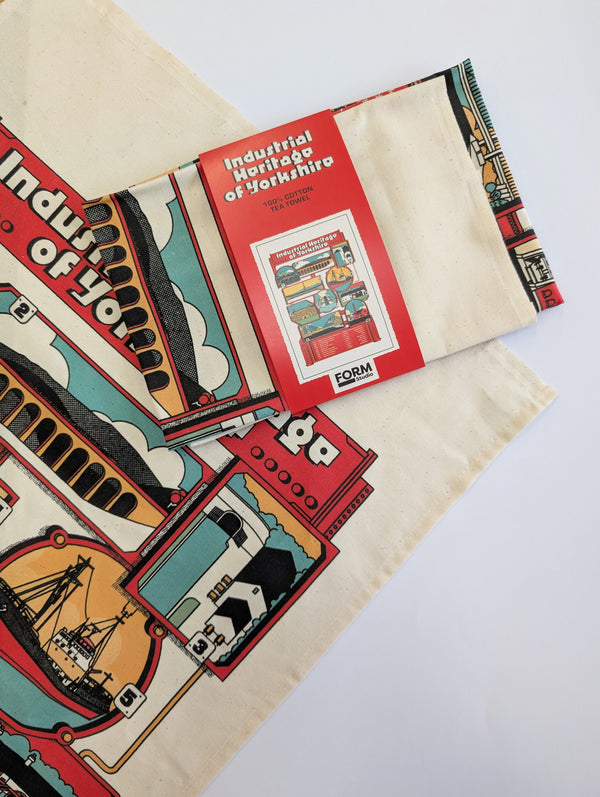 Industrial Heritage of Yorkshire Tea Towel