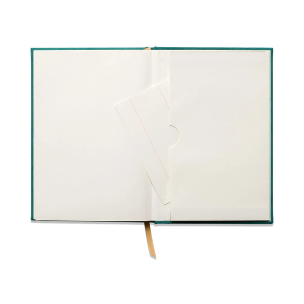 Suede Cloth Journal - Green