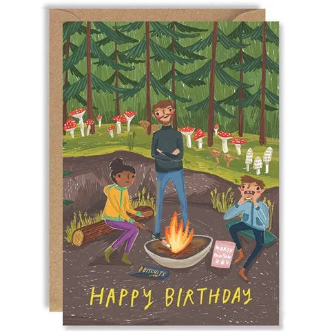 Mushroom Fire Birthday