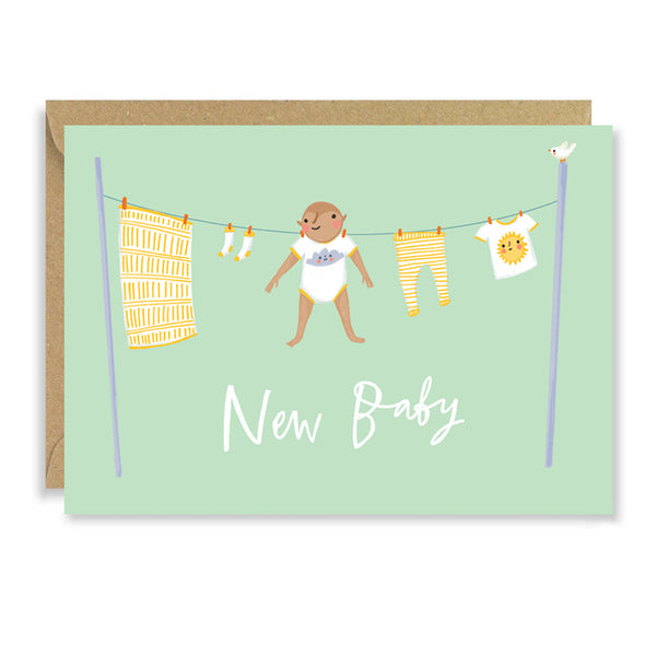 Baby on Clothesline