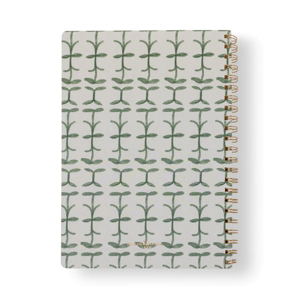 Green Vine Twin Wire A4 Notebook