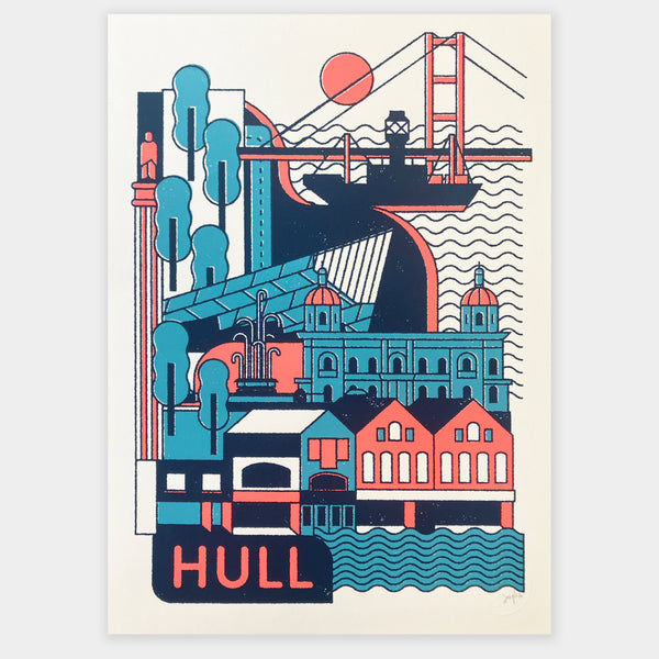 Joseph Cox Hull Maritime City Screen Print