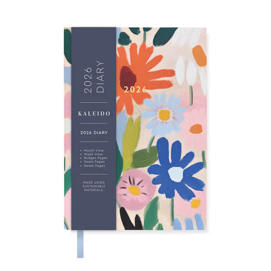 2026 Gouache Floral Diary