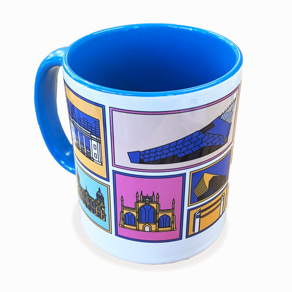 Kingston Upon Hull colourful mug angle above