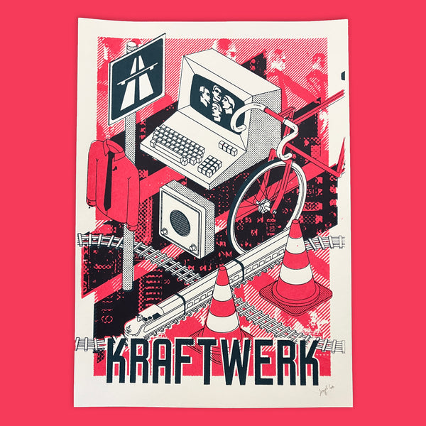 Kraftwerk Screen Print