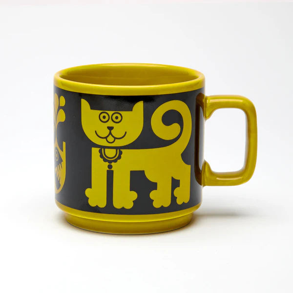 Cat and Piranha -  Magpie X Hornsea Mug