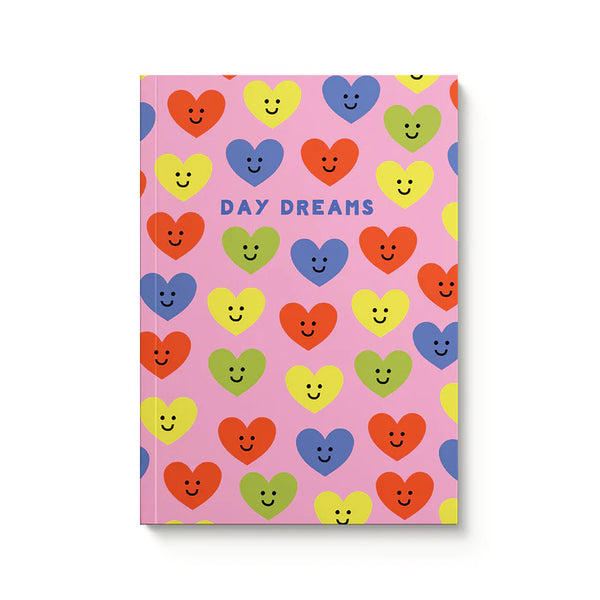 Day Dreams Hearts Notebook