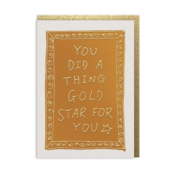 Gold Star For You