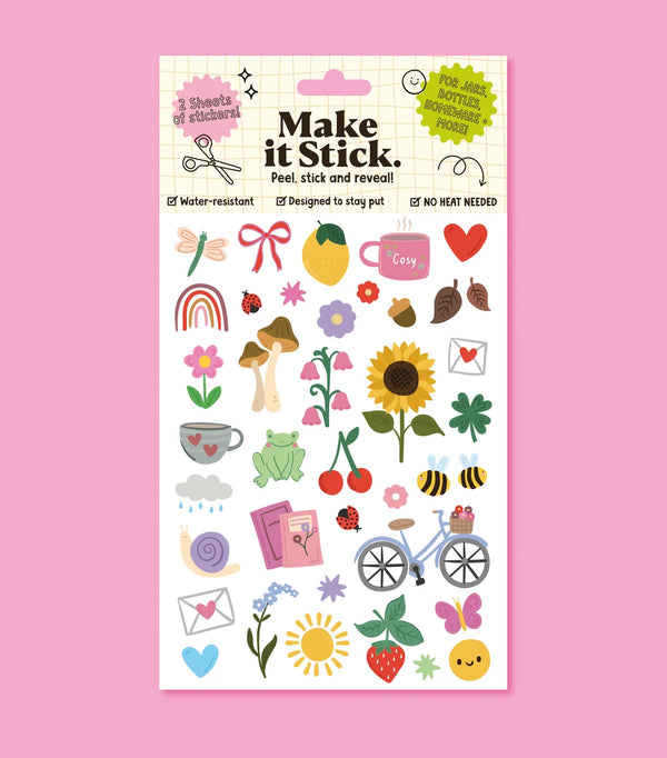 Cute Icons Stick and Peel Transfers