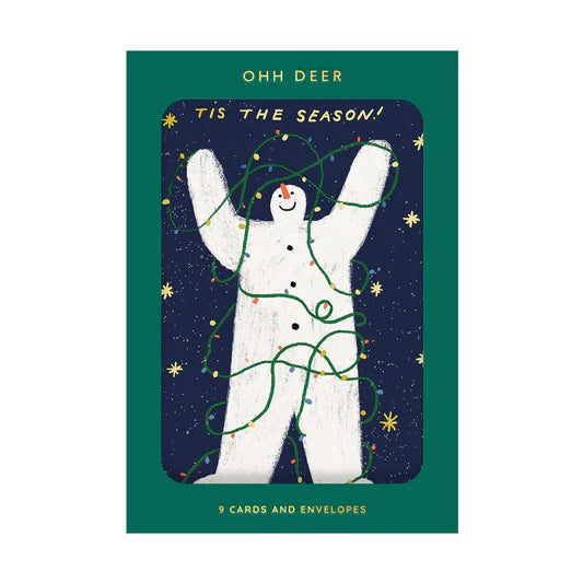 Tis the Season Snowman (Pack of 9)