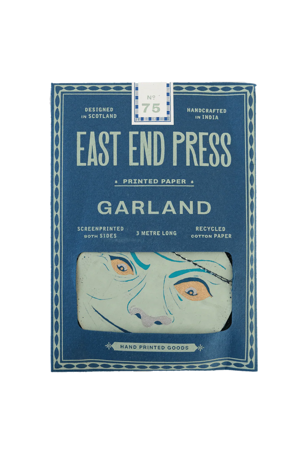 Man on the Moon Screenprinted Paper Garland