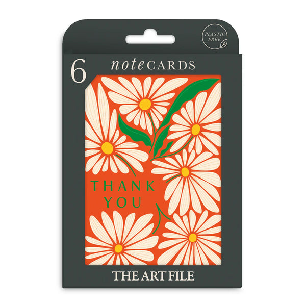 Thanks Flower Market Notecards Pack of 6