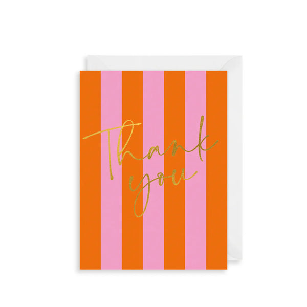 Thank You Striped Notecards Pack of 6