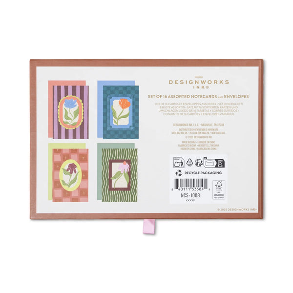 'Framed Floral' Notecards Box