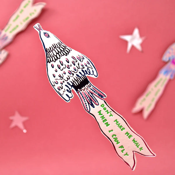 Free as a Bird Bookmark by Ark Colour Design