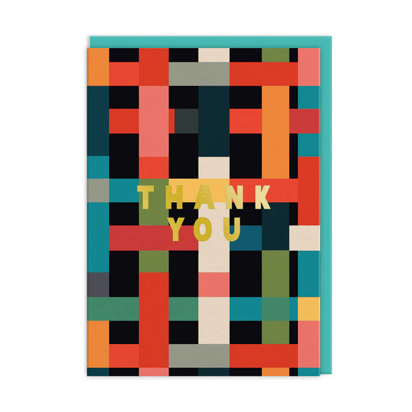 Plaid Thank You Pack of 6