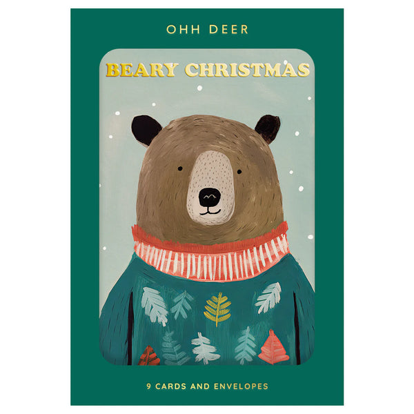Festive Bears (Pack of 9)