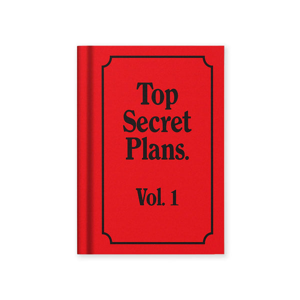 Top Secret Plans Mini Notebook